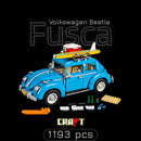 Fusca Azul do Surf (1193 peças)