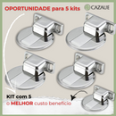 Batente de Porta Magnético Cromado - EasyLock [Cupom de 10% - LIMITADO]