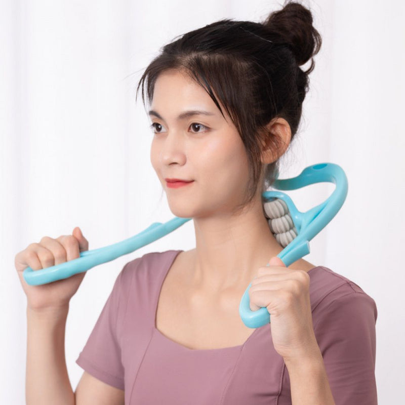 Massageador Manual Profissional com Ponto de Pressão Triplo Para Relaxamento Profundo