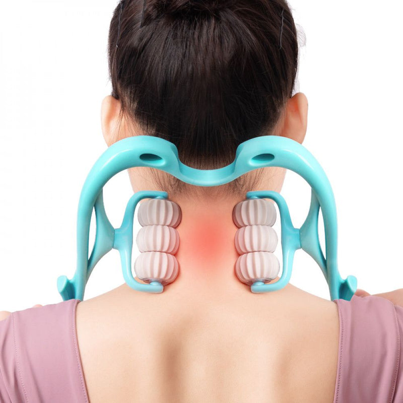 Massageador Manual Profissional com Ponto de Pressão Triplo Para Relaxamento Profundo