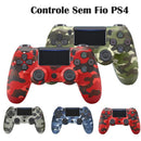 Kit 2 Controle Sem fio Ps4 Joystick Playstation Dualshock 4 Opcional  Camuflagem