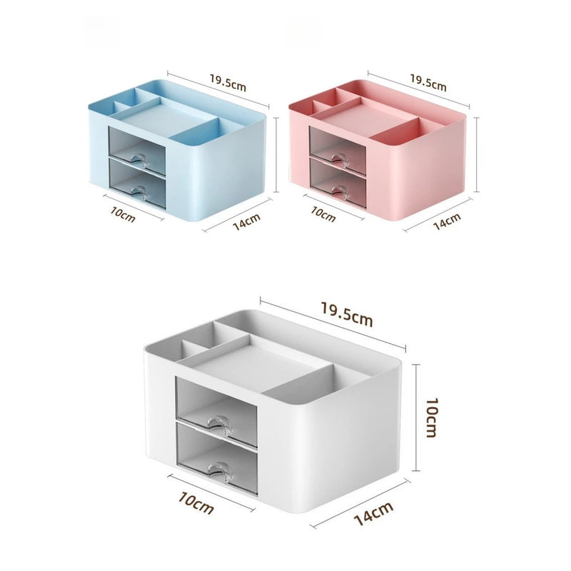 Organizador Mesa Coelho Porta Treco Caneta Gaveta/Maquiagem Escritório Multiuso