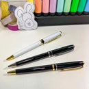 Caneta Esferográfica Luxo Retrátil Executivo Recarregável