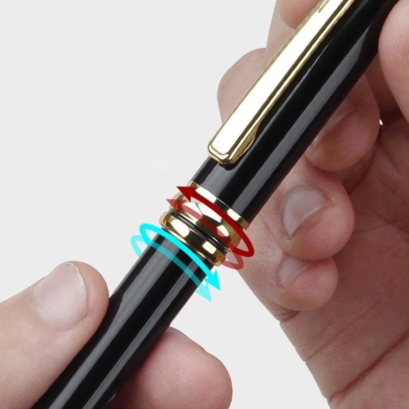 Caneta Esferográfica Luxo Retrátil Executivo Recarregável