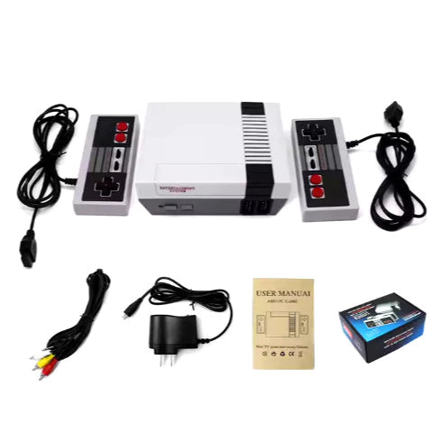 Console de Videogame Retrô com 620 Jogos Clássicos Plug Play Com Controle