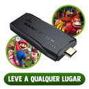 Game Stick 4k HDMI com 2 controles sem fio