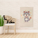 Carpete Adesivo (com Estampa) para Unha de Gatos